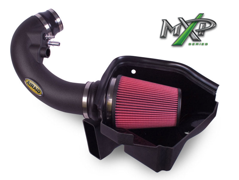 Airaid 12-13 Ford Mustang Boss 302 MXP Intake System w/ Tube (Oiled / Red Media) - 450-321