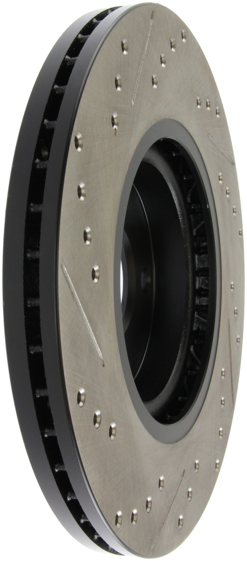 StopTech 06-07 350Z / 05-07 G35 exp Sport/ 06-07 G35X SportStop Slotted &amp; Drilled Front Left Rotor - 127.42080L