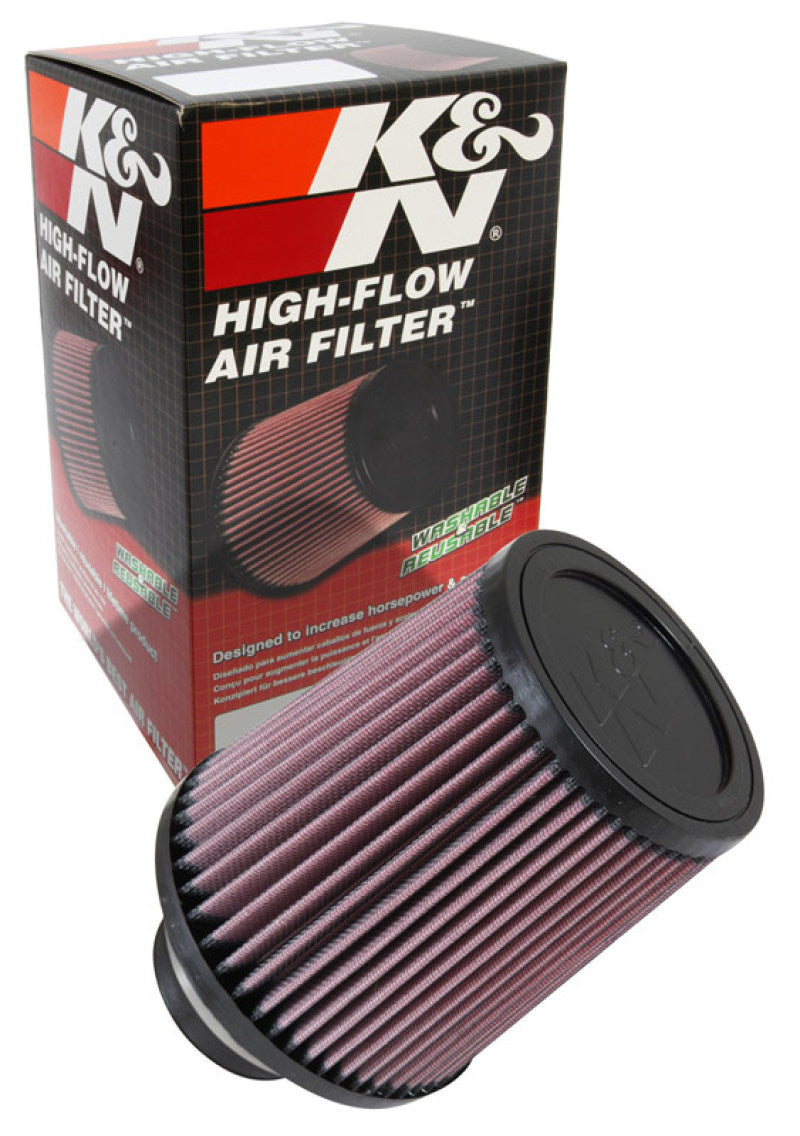K&amp;N Filter Universal Rubber Filter 2 3/4 inch Flange 6 inch Base 5 inch Top 6 1/2 inch Height - RU-4870