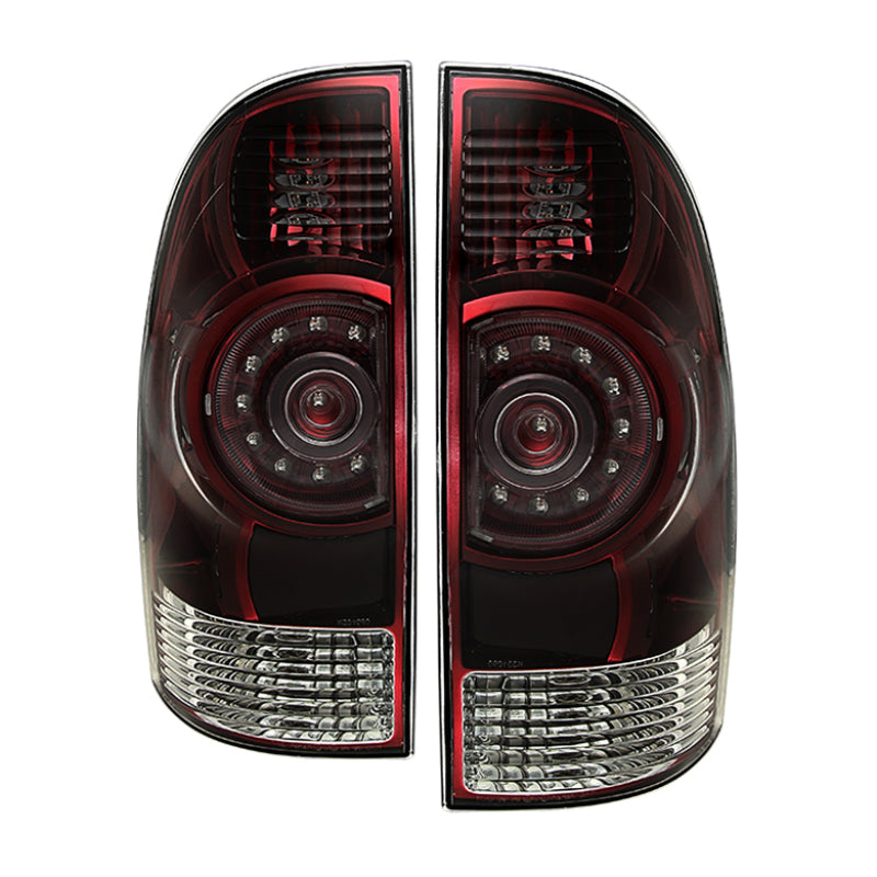 Xtune Toyota Tacoma 2009-2013 OEM LED Style Tail Lights Red Smoked ALT-JH-TTA09-OE-RSM - 9029929