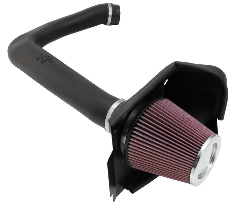 K&N 11-14 Dodge Charger 3.6L V6 Performance Intake - 57-1564 for 2011-2019 Dodge Challenger - angle view
