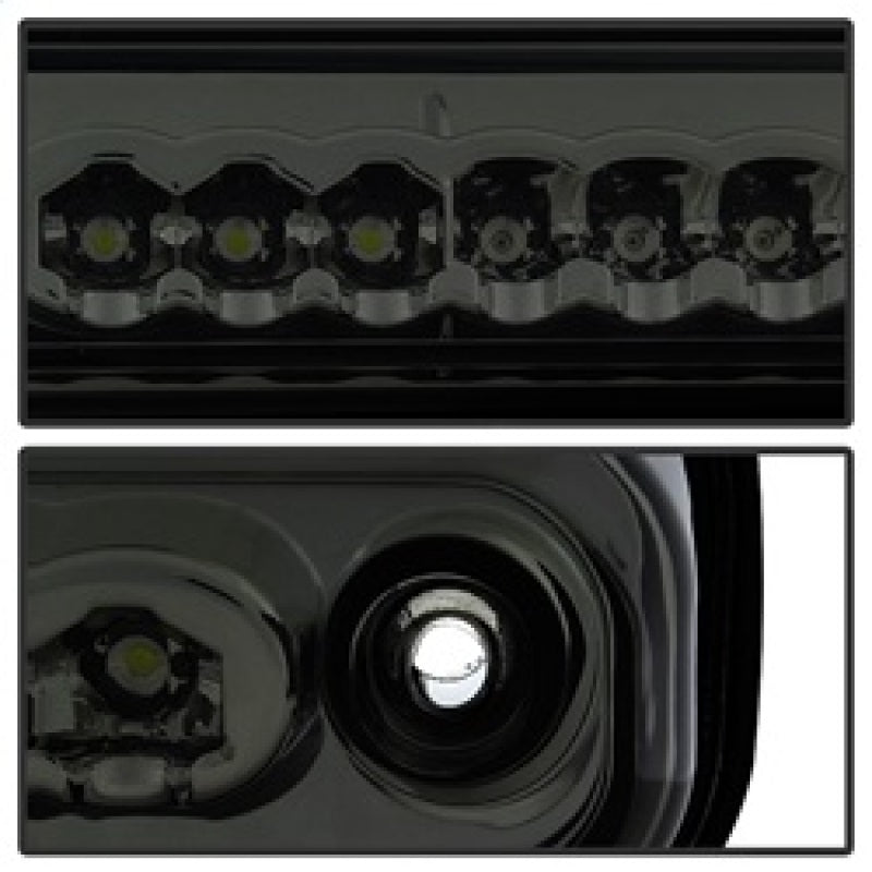 Xtune Yukon Denali 99-00 LED Tail Lights w/ 3rd LED Brake Light Smoked ALT-JH-CCK88-LED-SET-SM - 9032752
